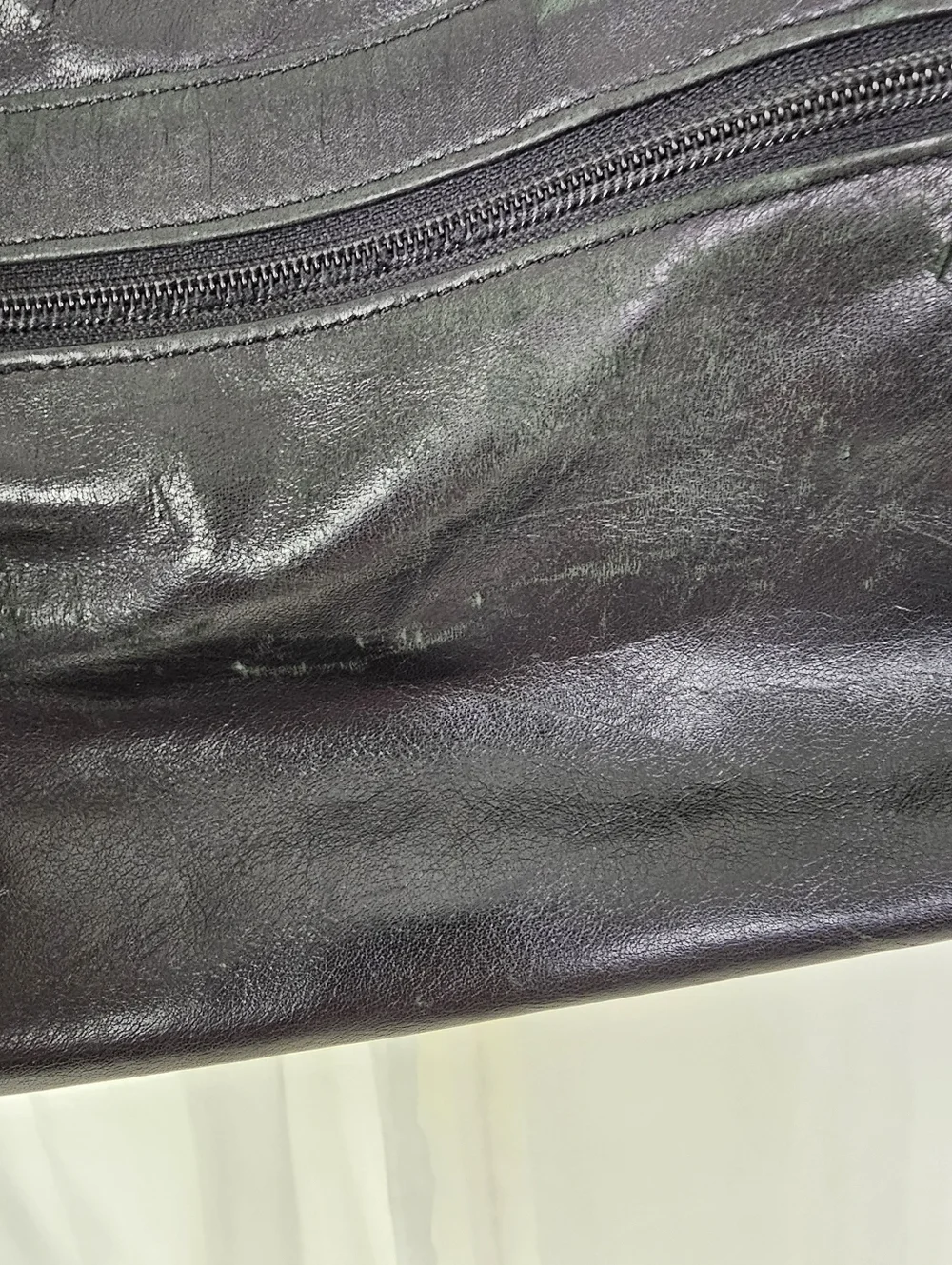 Tumi Alpha 907D3 Slim Portfolio Briefcase Vintage Sleek Black Napa Leather